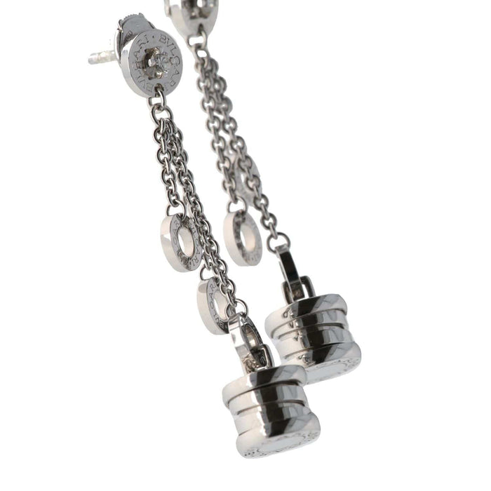 Boucles d'oreilles BULGARI - BOUCLES D'OREILLES B.ZERO1 OR BLANC DIAMANTS 58 Facettes 3954