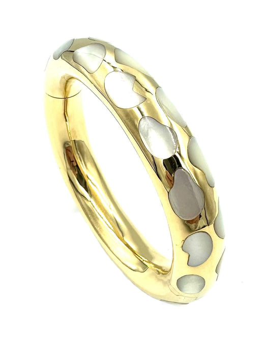 TIFFANY & Co. "Allure" collection, yellow gold and mother-of-pearl bracelet