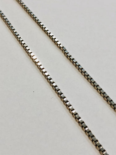 Collier Chaine venitienne or blanc 58 Facettes