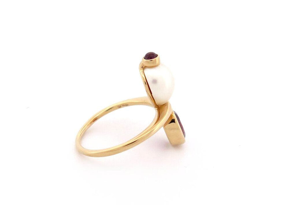 Bague 49 bague POIRAY perles precieuses 49 grenat or jaune 18k 58 Facettes 265327