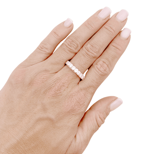 Bague 58 Bague alliance américaine platine et diamants. 58 Facettes 34667