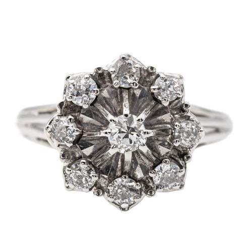 Bague 55.5 Bague Or blanc Diamant 58 Facettes 2663489CN