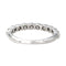 Bague 49 Bague  Demi-alliance Or blanc Diamant 58 Facettes 4191446CN