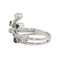 Bague 55 Bague Or blanc Diamant, Saphir 58 Facettes 3230381CN