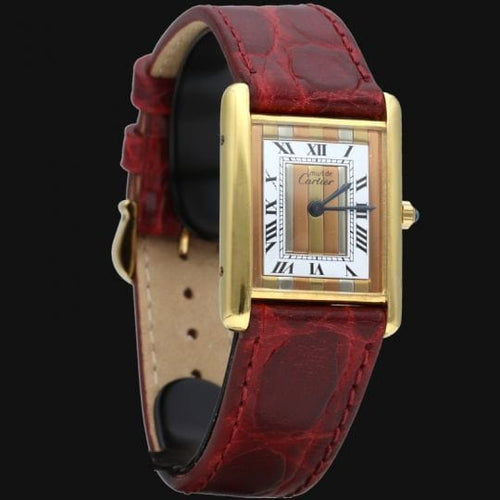 Montre Cartier Montre Tank Vermeil 58 Facettes MT42954