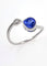 Bague Bague en or blanc tanzanite et diamant. 58 Facettes 40231022