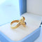 Bague 52 Bague Toi et Moi Améthyste et Citrine Or Jaune 18 K 58 Facettes AA 1711