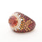 Bague 56 BAGE GRENAT "MANDARIN" DIAMANTS ET SAPHIRS DE COULEUR EN OR JAUNE 18K 58 Facettes