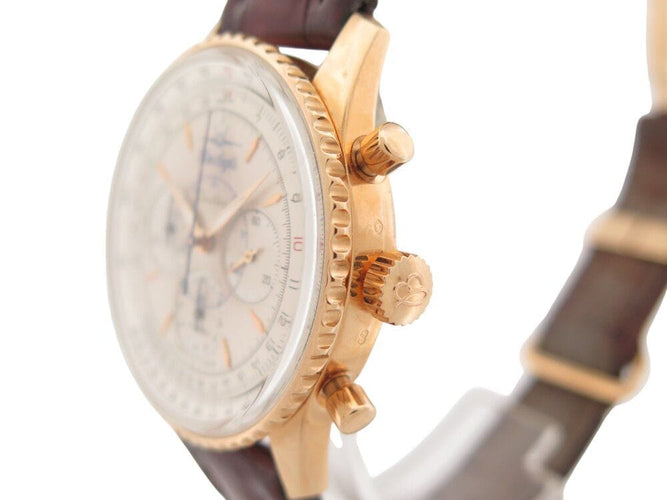 Montre vintage montre BREITLING montbrillant blue angels navitimer h30030.1 or 18k auto 58 Facettes 267814