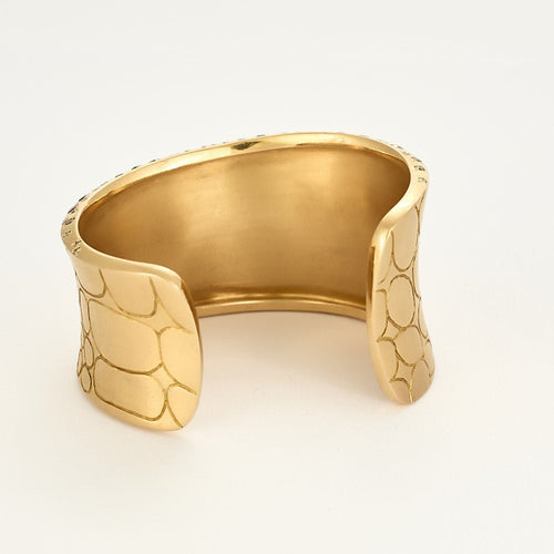 Bracelet POMELLATO - Bracelet en or rose représentant des écailles de crocodile sertie de diamants 58 Facettes