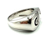 Bague BVLGARI. Collection "Parentesi", bague or blanc 18K et diamants 58 Facettes