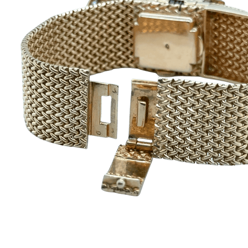 Montre Bracelet Montre Ruban Tressé - Or jaune et Diamants 58 Facettes 1.0000912/1