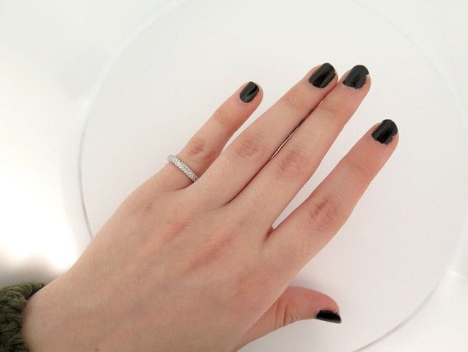 Bague 50 bague CHANEL alliance or blanc 18k 3.4gr et diamants 2.65ct 58 Facettes 246351