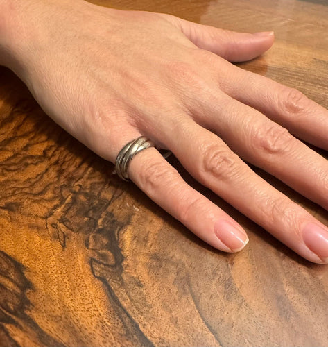 Bague 51 Cartier - Bague Trinity en or gris 58 Facettes