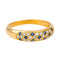 Bague 53 Bague  Jonc Or jaune Diamant, Saphir 58 Facettes 4207983CN