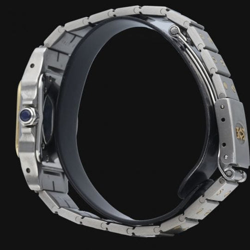 Montre Cartier Montre Santos Dame Or Jaune 18K Et Acier 58 Facettes MT42450