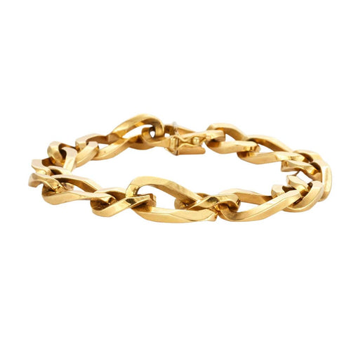 Bracelet Bracelet Or Jaune Gourmette Souple 58 Facettes 34200255