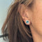 Boucles d'oreilles Boucles d'oreilles topazes diamants 58 Facettes 23608