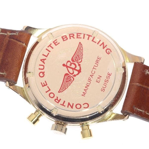 Montre Renaissance rétro : montre vintage Breitling Premier Gold 58 Facettes 16321-0211