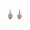 Boucles d'oreilles Boucles d'oreilles dormeuses en or et diamants en rose 58 Facettes
