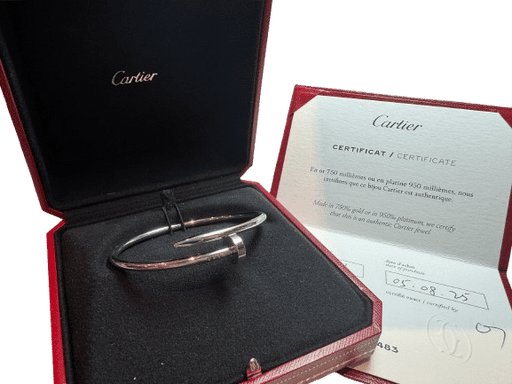 Cartier - Bracelet Juste un Clou Or Blanc 58 Facettes
