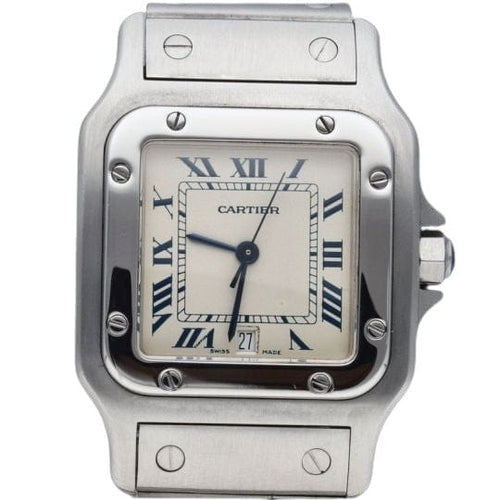 Montre Cartier Montre Santos De Cartier Galbee 58 Facettes MT41461