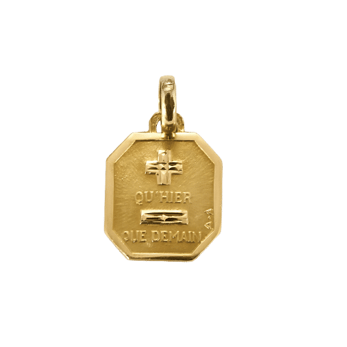 Augis - Pandantiv sentimental din aur galben. 