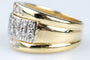 Bague 56 Bague or jaune diamants 58 Facettes BGDCC1156-107