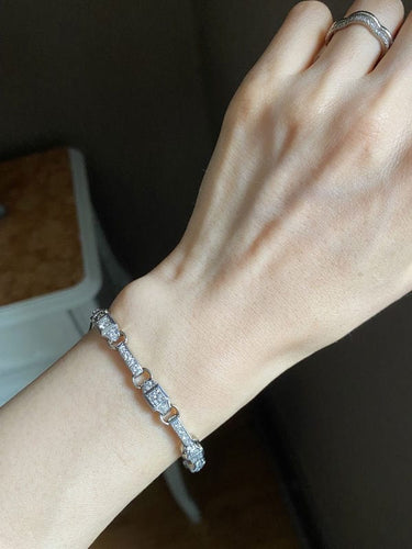 Bracelet Bracelet Art Déco diamants 58 Facettes