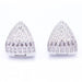 Boucles d'oreilles Boucles d'oreilles triangle en or avec diamants 58 Facettes N102939EJ