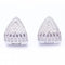 Boucles d'oreilles Triangle earrings gold with diamonds 58 Facettes N102939EJ