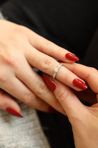 Cartier Anillo diamante solitario 1895 platino Diamante 