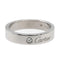 Bague 51 Cartier Bague Alliance Le C Platine Diamant 58 Facettes 2737243CN