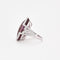 Bague 56 Bague Halo Diamants & Tourmaline 58 Facettes 1185