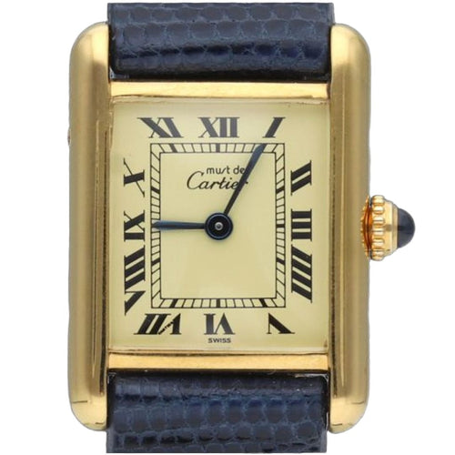Montre Cartier Montre Tank Vermeil 58 Facettes MT42211
