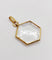 Pendentif Pendentif porte-photo antique hexagonal en or 18k art nouveau 58 Facettes A06466