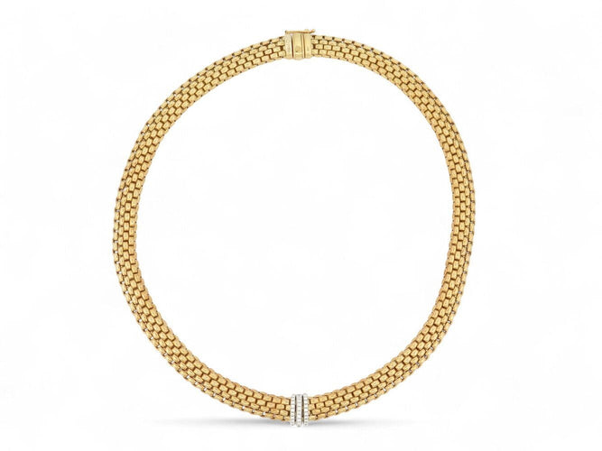 Collier collier FOPE panorama 43068167 diamants or jaune 18k 69.5gr 58 Facettes 270342
