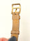 Montre Hermès - Montre Kelly en plaqué or, bracelet cuir camel 58 Facettes WC-2025-2302