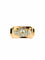 Bague 54 Bague Tank ancienne en or et diamants 58 Facettes