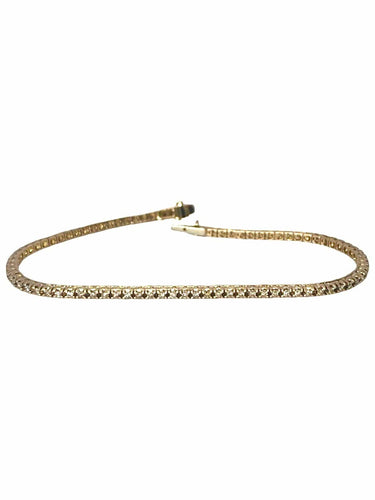 Bracelet Bracelet rivière or rose et diamants 1 ct 58 Facettes 68601