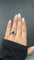 Bague 52 Bague en platine avec saphir et diamants 58 Facettes