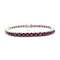 Bracelet Bracelet Tennis or blanc serti de rubis 58 Facettes