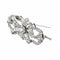 Broche Broche Palladium Diamant 58 Facettes 3824709CN
