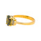 Bague 53 Bague Or jaune Tourmaline, Diamant 58 Facettes 4309977CN