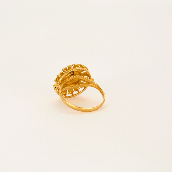 Anillo de oro amarillo