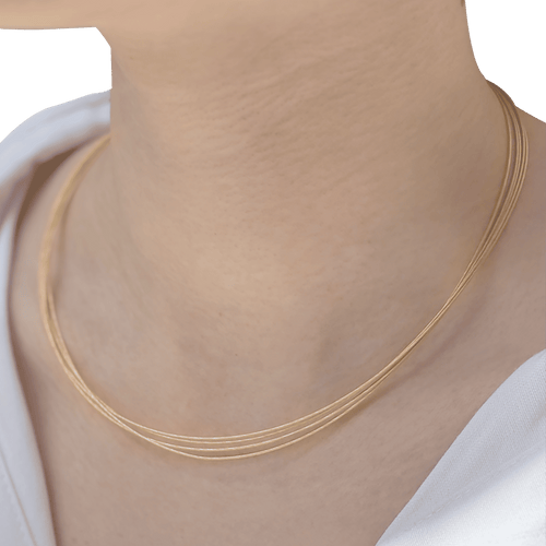 Collier Collier DINH VAN, cinq câbles en or jaune. 58 Facettes 34560