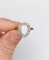 Bague 52 Bague pompadour antique or blanc 18k opale cabochon et diamants taille roses (circa 1900) 58 Facettes A05057