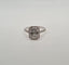 Bague 53 Bague or blanc sertie de diamants baguettes et diamants ronds 58 Facettes