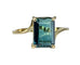 Bague 46 Bague en or jaune et tourmaline verte 58 Facettes AB617