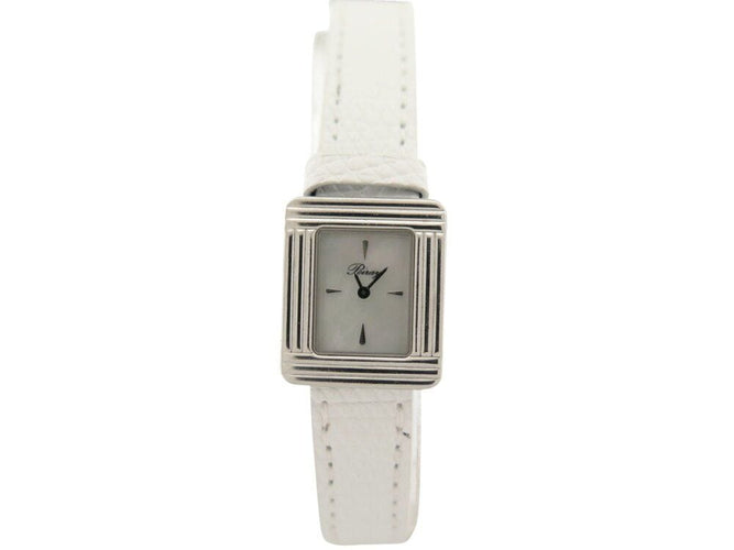 Montre montre POIRAY ma premiere mini 45207 quartz 21 mm acier cuir +ecrin 58 Facettes 268629